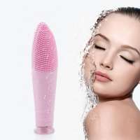 Handy Dermabrasion Facial Brush IPX7 Waterproof Facial Cleansing Brush Face Massager Heated