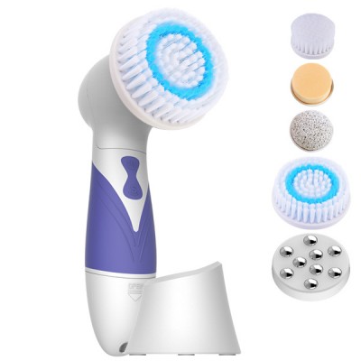 Facial Brush Skin Care Cleansing System & Acne Treatment Microdermabrasion Bath Body Exfoliate Machine Kit, Scrub Anti Aging