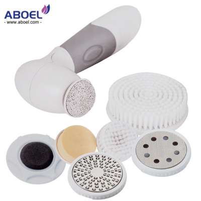 best selling wholesale Electrical exfoliating spinning blackhead removal tool rotating Facial Cleansing Brush facial cleanser